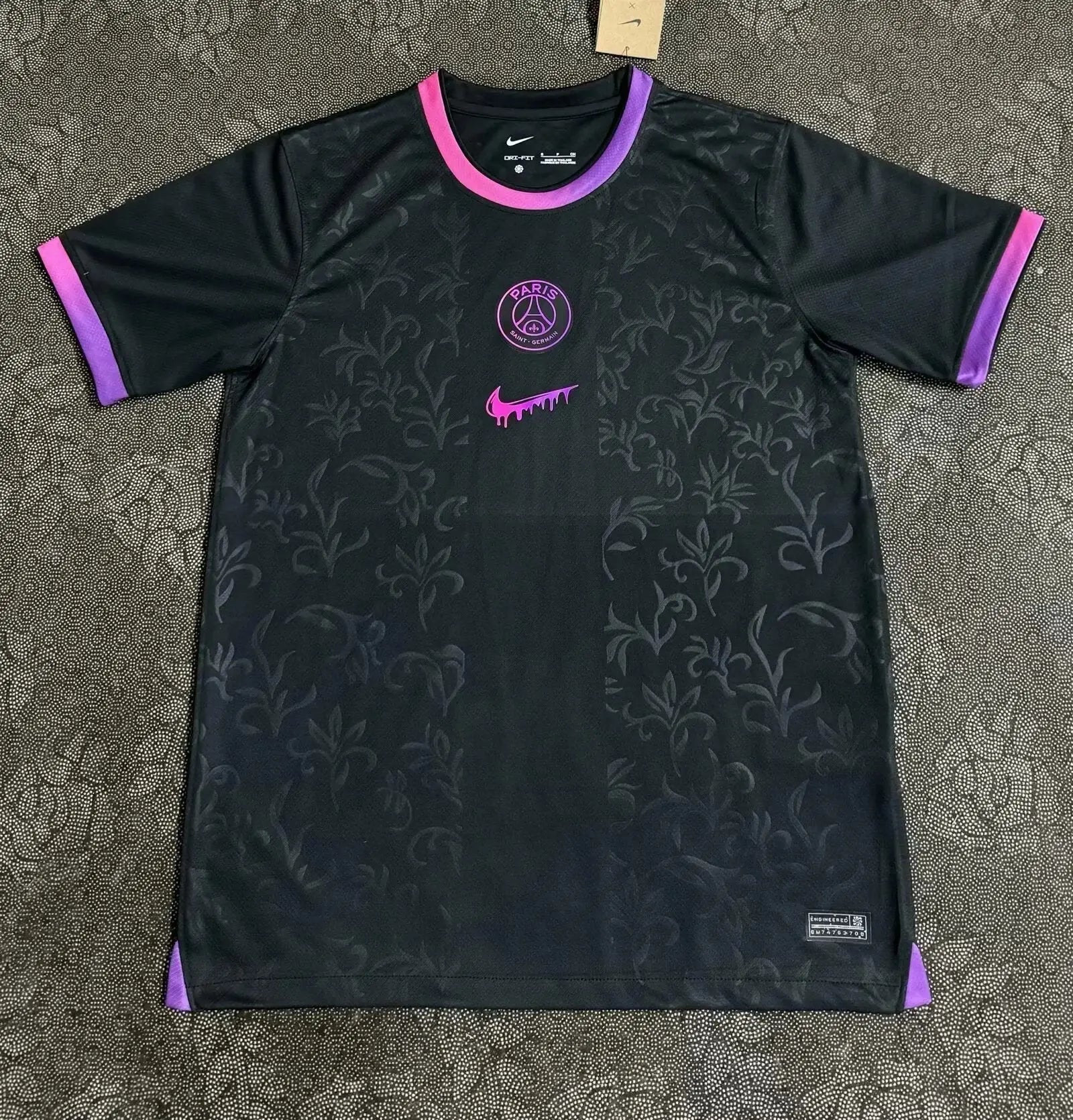 MAILLOT PARIS SG ENTRAINEMENT BLACK 2024/2025 Onze Maillots