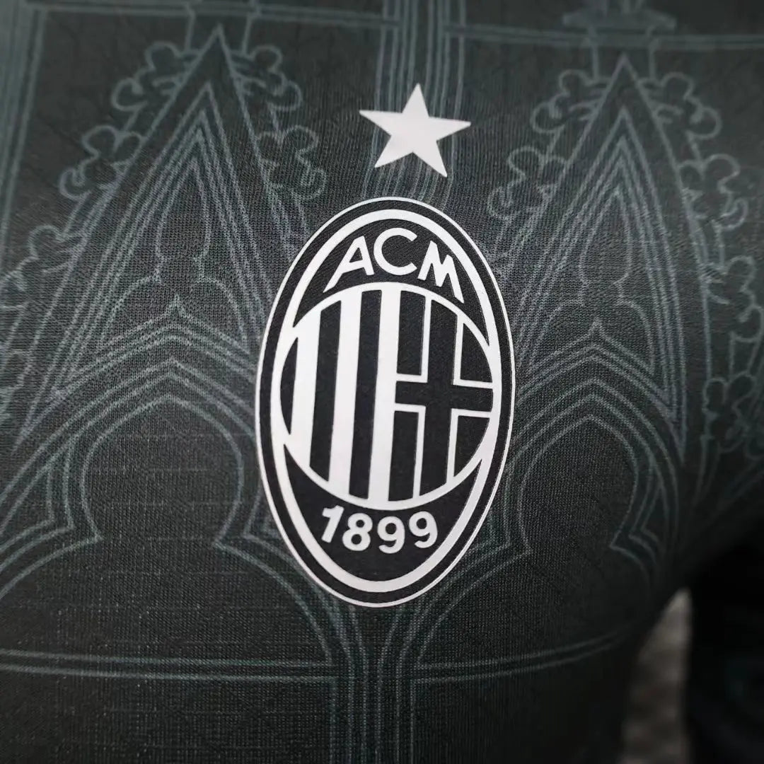 MAILLOT AC MILAN EDITION PLEASURES FOURTH NOIR 2023/2024 Onze Maillots