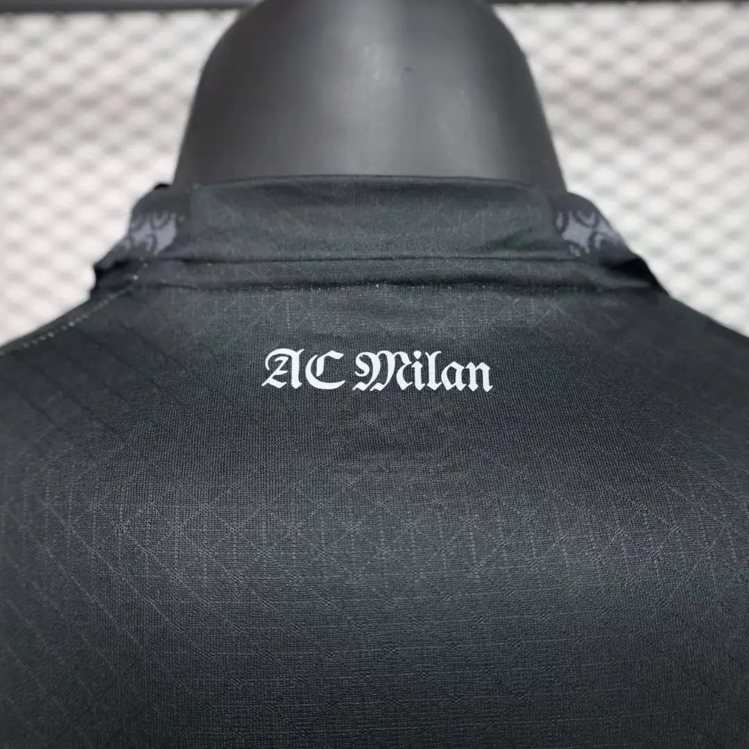 MAILLOT AC MILAN EDITION PLEASURES FOURTH NOIR 2023/2024 Onze Maillots