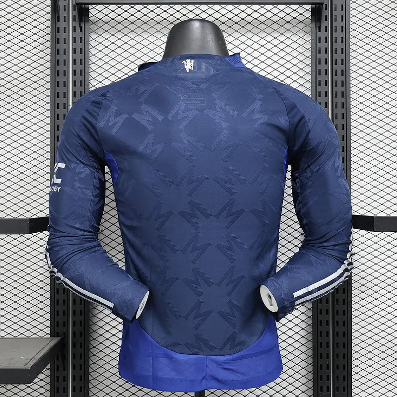 MAILLOT MANCHESTER UNITED EXTÉRIEUR 2024/2025 VERSION MANCHES LONGUES Onze Maillots