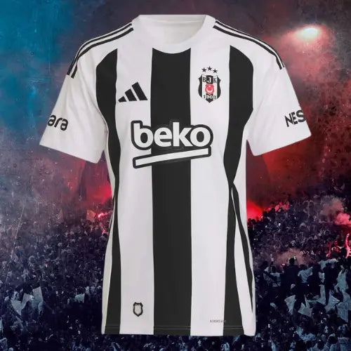 Adidas Beşiktaş Maillot à Rayures 2024-2025 MODAFOOT