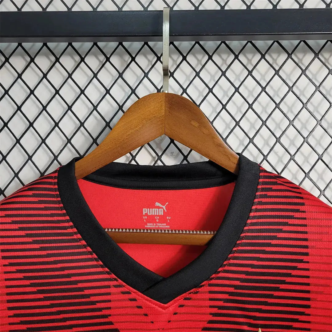 MAILLOT AC MILAN DOMICILE 2023/2024 VERSION MANCHES LONGUES - MODAFOOT