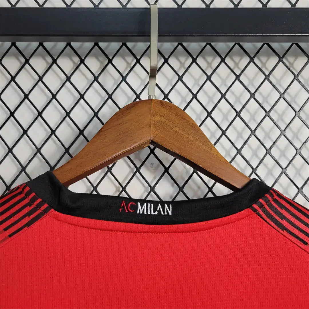 MAILLOT AC MILAN DOMICILE 2023/2024 VERSION MANCHES LONGUES - MODAFOOT