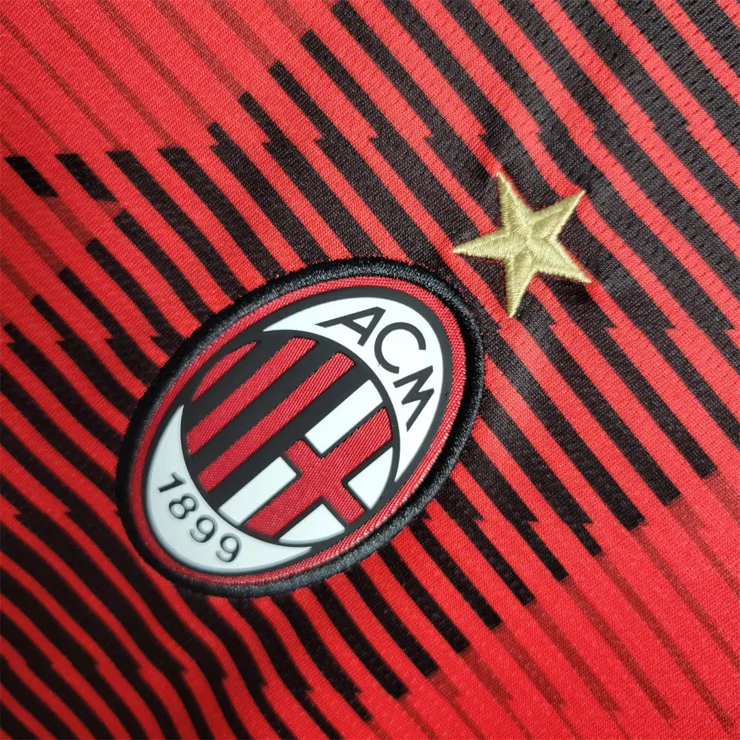 MAILLOT AC MILAN DOMICILE 2023/2024 VERSION MANCHES LONGUES - MODAFOOT