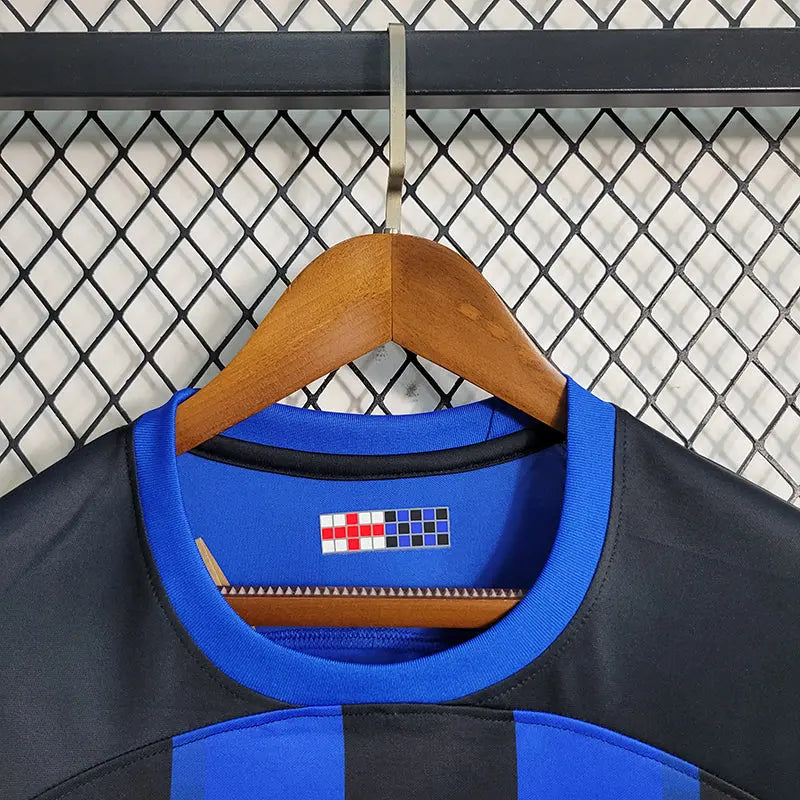 MAILLOT INTER MILAN DOMICILE 2023/2024 VERSION MANCHES LONGUES - MODAFOOT