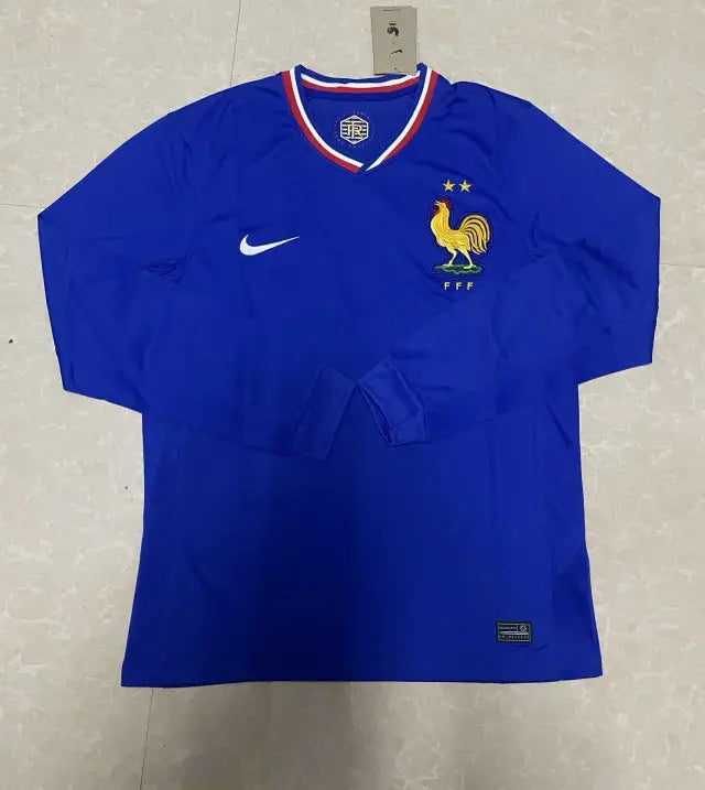 MAILLOT FRANCE DOMICILE 2024 VERSION MANCHES LONGUES - MODAFOOT
