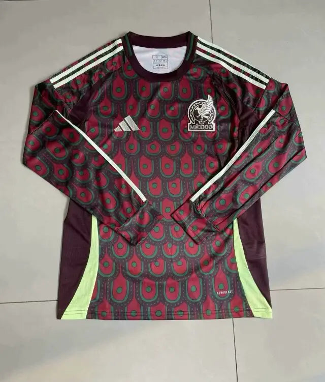 MAILLOT MEXIQUE DOMICILE 2024 VERSION MANCHES LONGUES - MODAFOOT