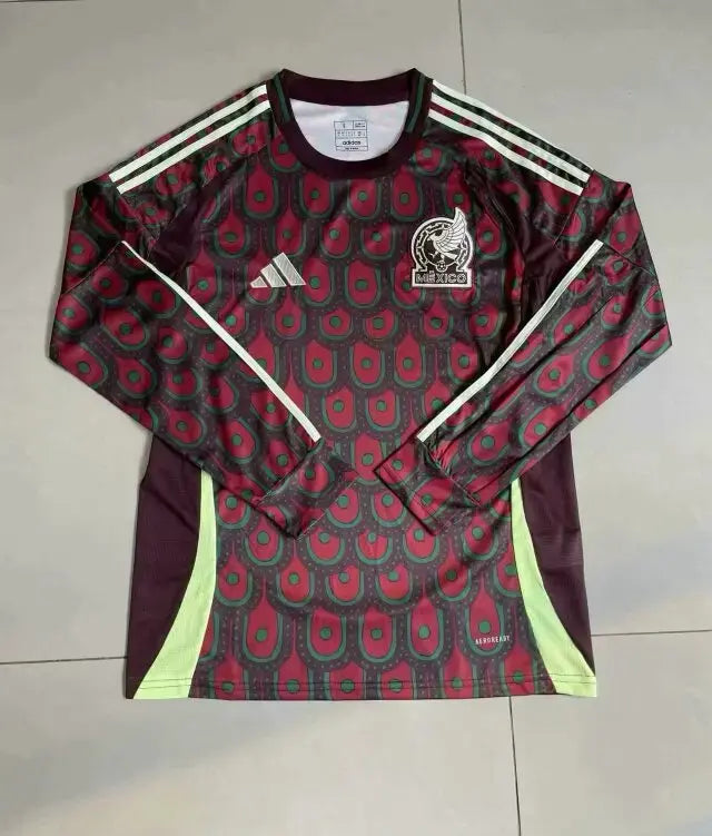 MAILLOT MEXIQUE DOMICILE 2024 VERSION MANCHES LONGUES - MODAFOOT