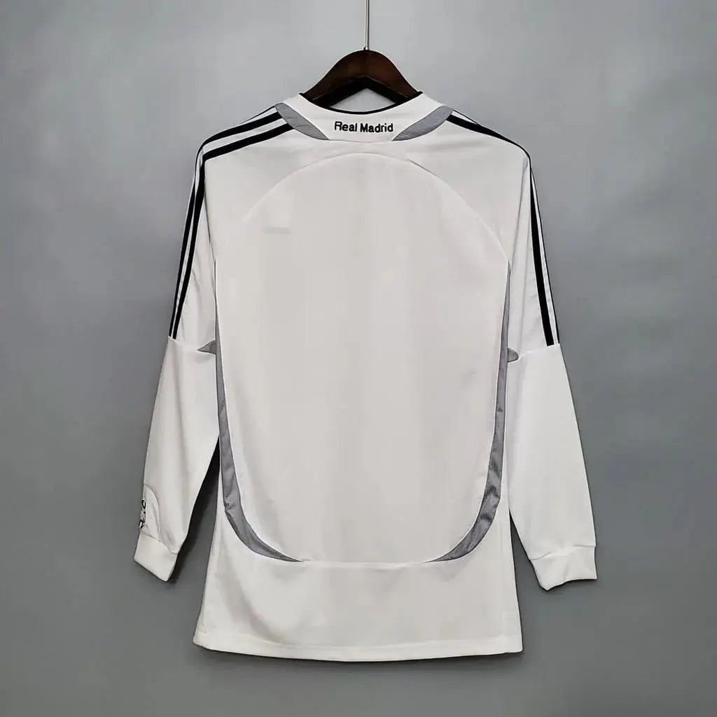 MAILLOT REAL MADRID DOMICILE 2006/2007 VERSION MANCHES LONGUES - MODAFOOT