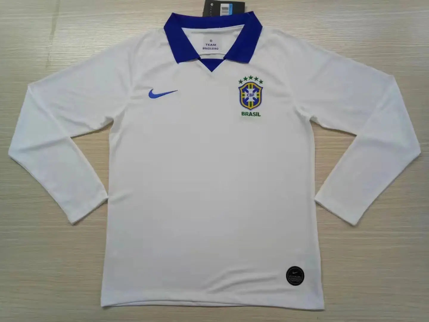 MAILLOT BRÉSIL EXTÉRIEUR 2019 VERSION MANCHES LONGUES - MODAFOOT