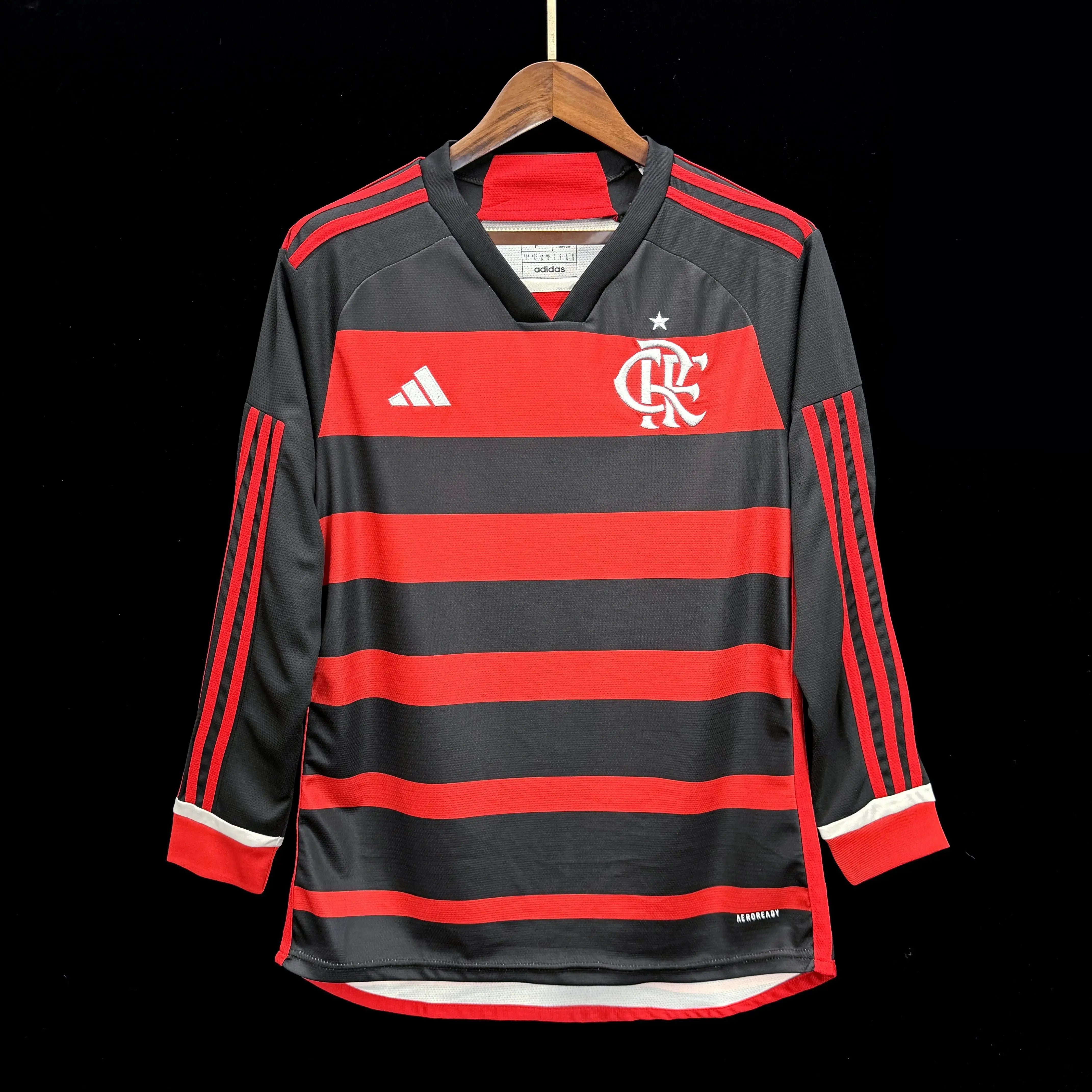 MAILLOT FLAMENGO DOMICILE 2024/2025 VERSION MANCHES LONGUES - MODAFOOT