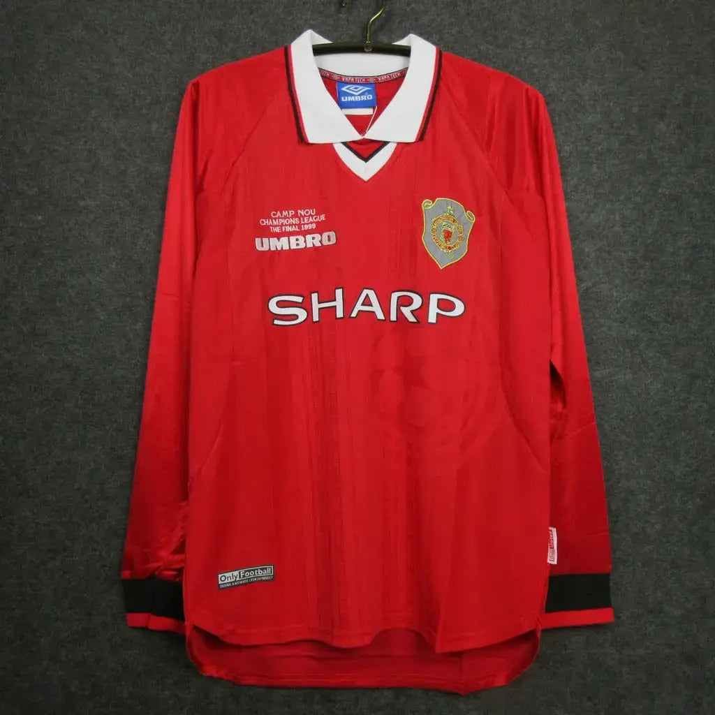 MAILLOT MANCHESTER UNITED DOMICILE 1999/2000 VERSION MANCHES LONGUES - MODAFOOT