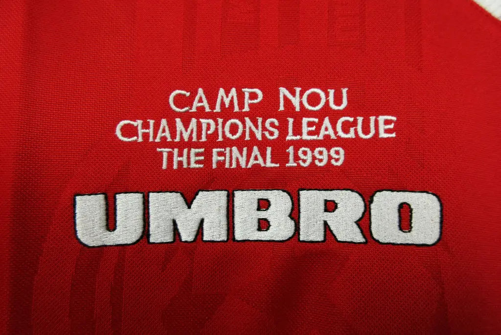 MAILLOT MANCHESTER UNITED DOMICILE 1999/2000 VERSION MANCHES LONGUES - MODAFOOT