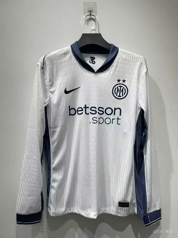 MAILLOT INTER MILAN EXTÉRIEUR 2024/2025 VERSION MANCHES LONGUES - MODAFOOT