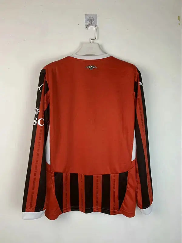 MAILLOT AC MILAN DOMICILE 2024/2025 VERSION MANCHES LONGUES - MODAFOOT