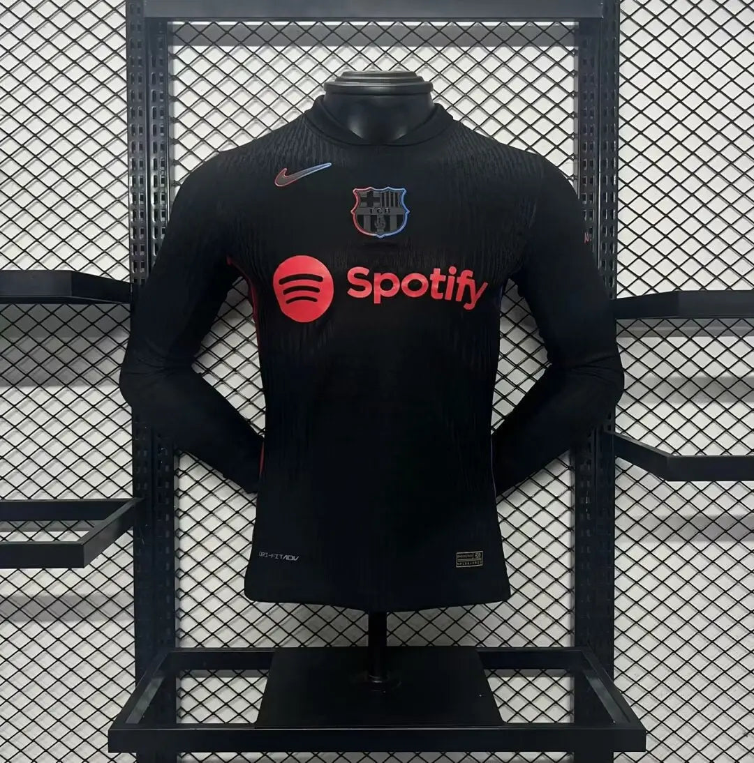MAILLOT BARCELONE EXTÉRIEUR 2014/2025 VERSION MANCHES LONGUES