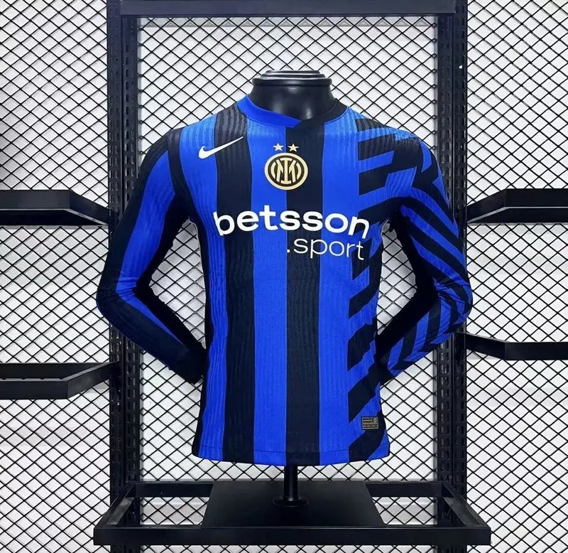 MAILLOT INTER MILAN DOMICILE 2024/2025 VERSION MANCHES LONGUES - MODAFOOT