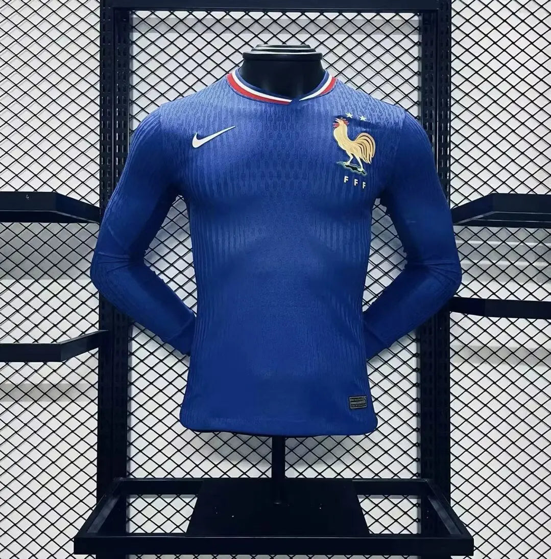 MAILLOT FRANCE DOMICILE 2024 VERSION MANCHES LONGUES - MODAFOOT