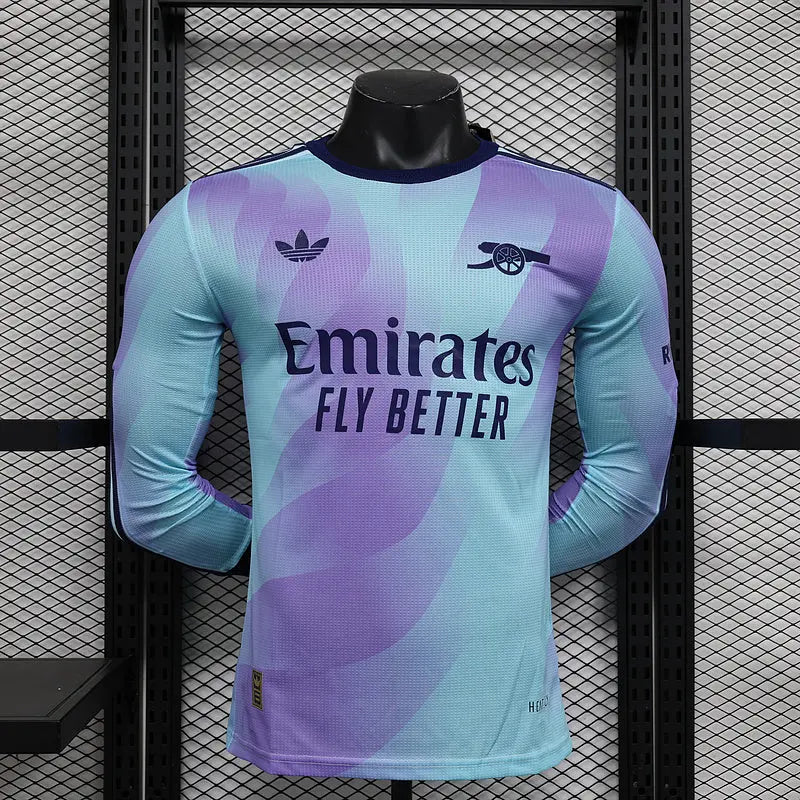 MAILLOT ARSENAL EXTÉRIEUR 2024/2025 VERSION MANCHES LONGUES