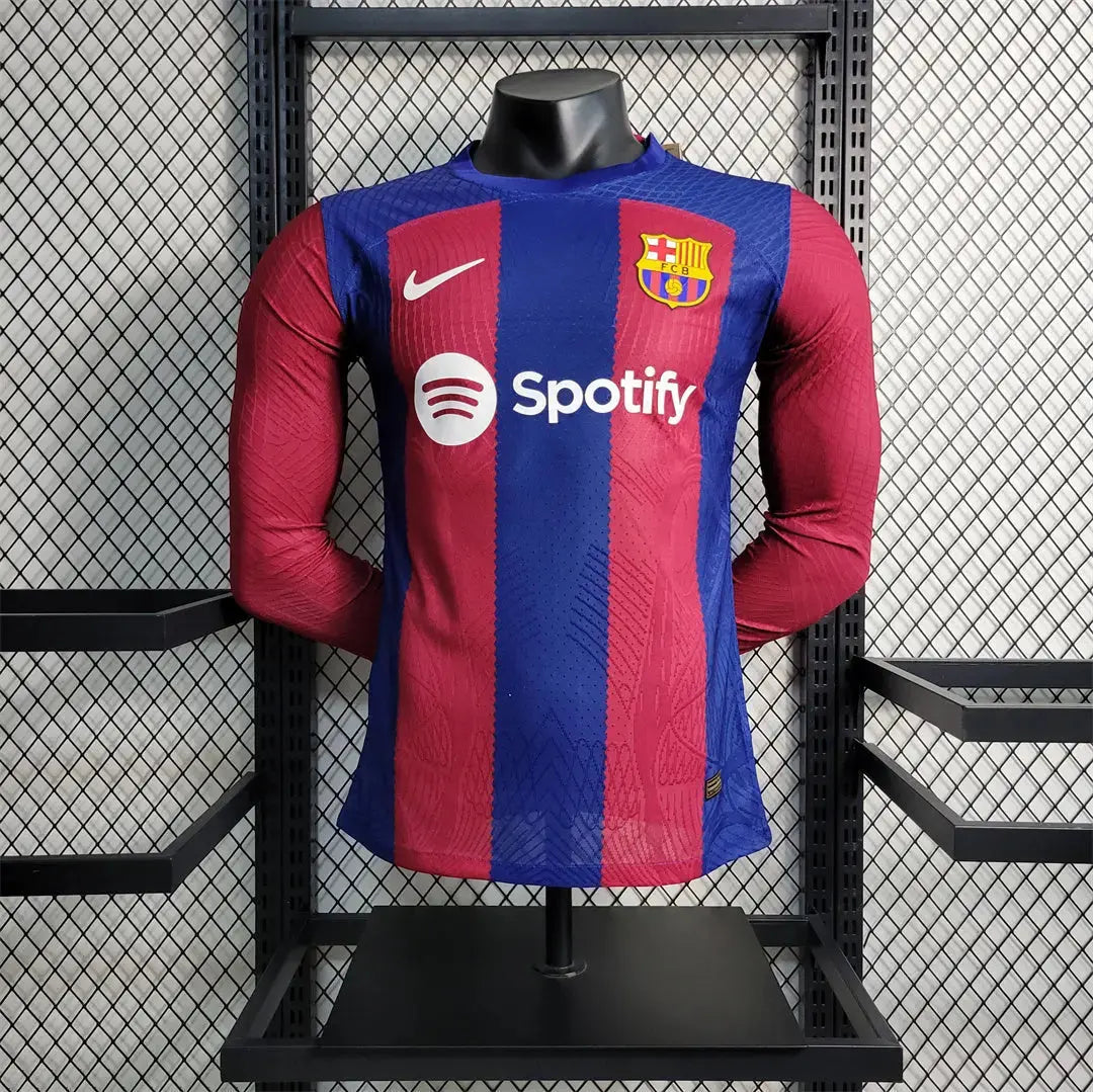 MAILLOT BARCELONE DOMICILE 2023/2024 VERSION MANCHES LONGUES - MODAFOOT