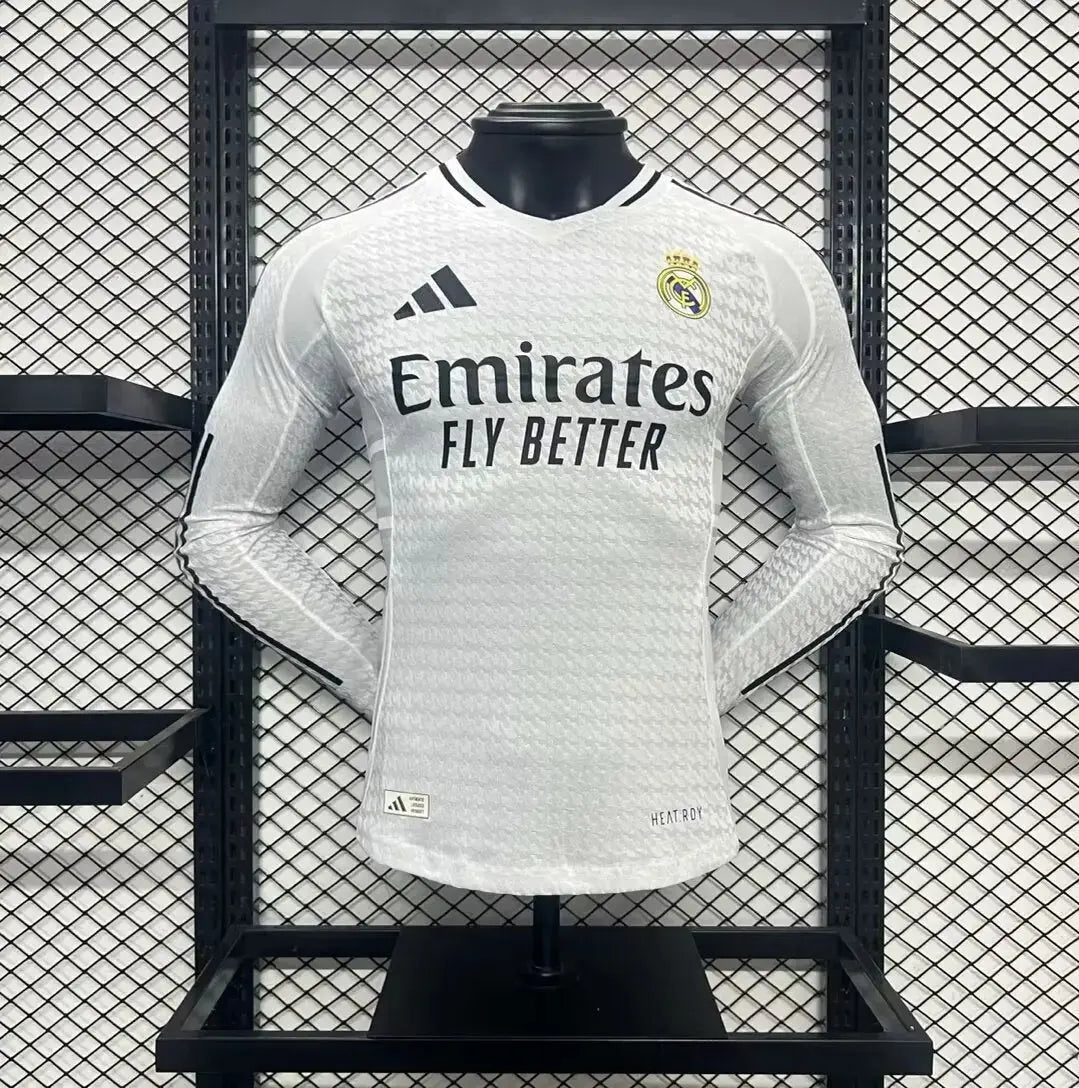 MAILLOT REAL MADRID DOMICILE 2024/2025 VERSION MANCHES LONGUES - MODAFOOT
