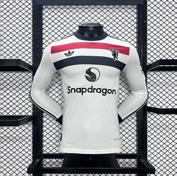 MAILLOT MANCHESTER UNITED EXTÉRIEUR 2024/2025 VERSION MANCHES LONGUES - MODAFOOT