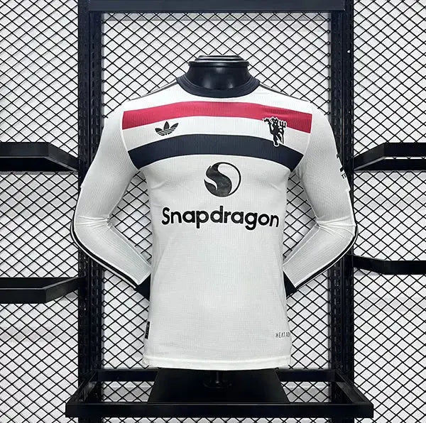 MAILLOT MANCHESTER UNITED EXTÉRIEUR 2024/2025 VERSION MANCHES LONGUES - MODAFOOT