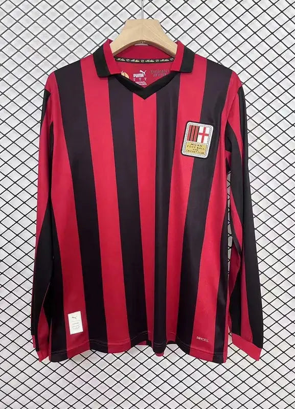 MAILLOT AC MILAN 2024/2025 VERSION MANCHES LONGUES - MODAFOOT