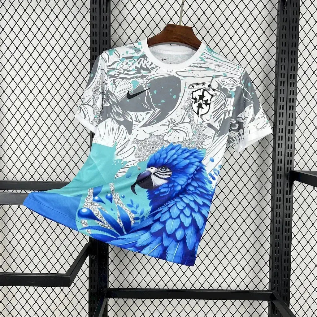 Maillot Brésil concept "Perroquet" bleu 2025/2026 MODAFOOT