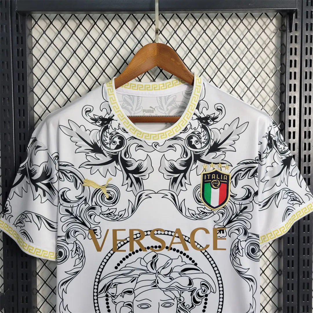 MAILLOT ITALIE CONCEPT EDITION VERSACE BLANC 2023/2024 Onze Maillots