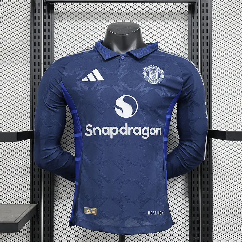 MAILLOT MANCHESTER UNITED EXTÉRIEUR 2024/2025 VERSION MANCHES LONGUES Onze Maillots