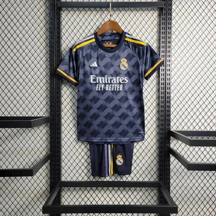 MAILLOT ENFANT REAL MADRID EXTERIEUR 2023/2024 Onze Maillots