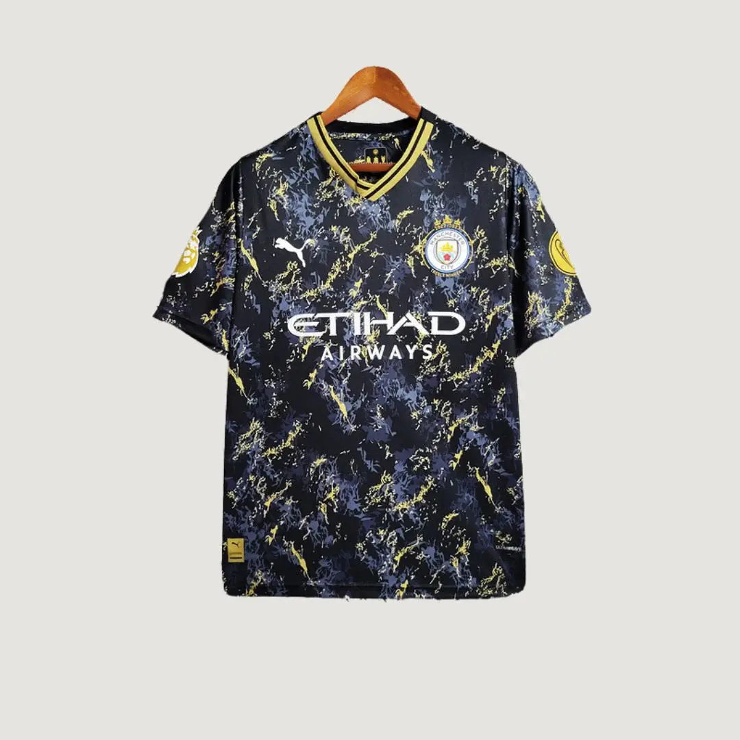 Manchester City - Maillot Édition Spéciale 23/24 - Noir et Or MODAFOOT