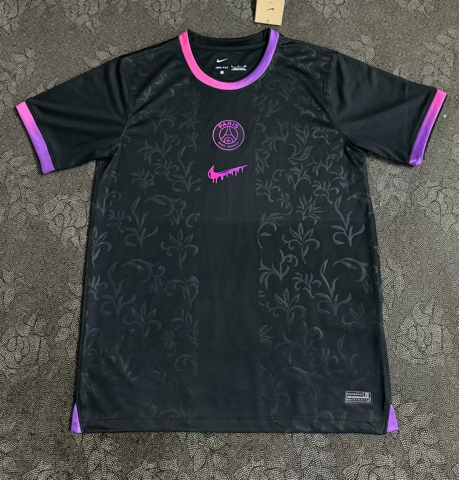 MAILLOT PARIS SG ENTRAINEMENT BLACK 2024/2025 Onze Maillots