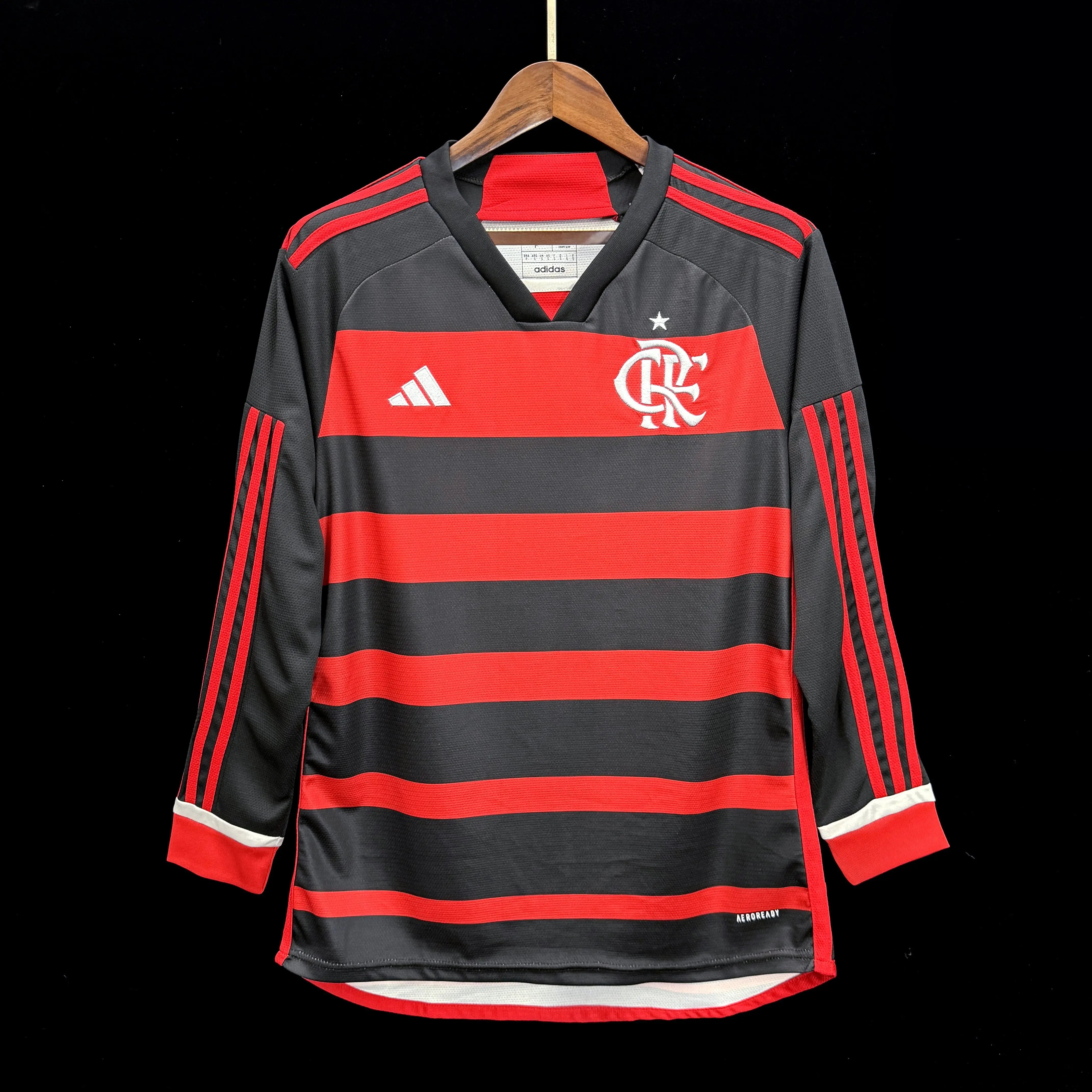 MAILLOT FLAMENGO DOMICILE 2024/2025 VERSION MANCHES LONGUES - MODAFOOT