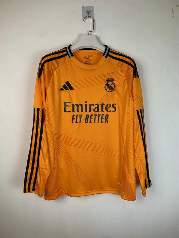 MAILLOT REAL MADRID EXTÉRIEUR 2024/2025 VERSION MANCHES LONGUES - MODAFOOT