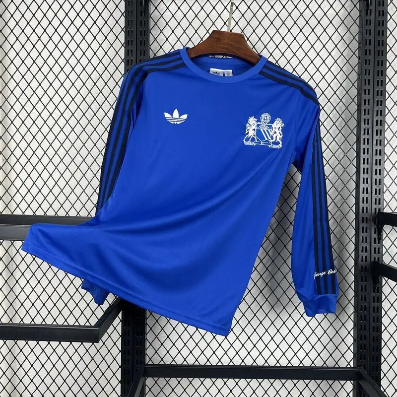 MAILLOT RETRO MANCHESTER UNITED 2024/2025 VERSION MANCHES LONGUES - MODAFOOT
