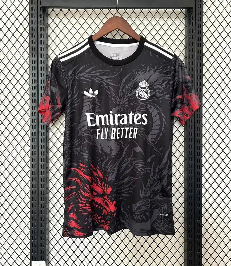 Maillot du Real Madrid " Rouge et Noir " Dragon Edition MODAFOOT