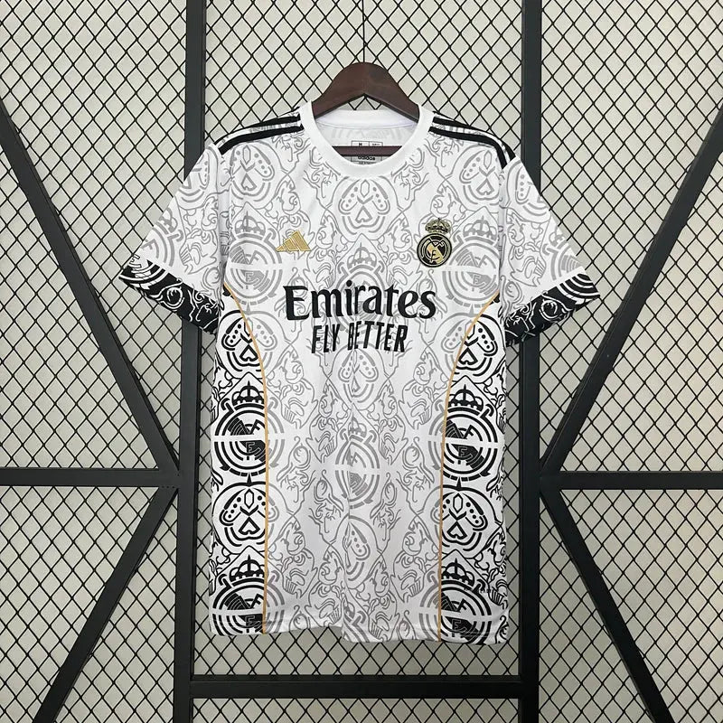 Maillot du Real de Madrid " Blanc et Noir " 24/25 MODAFOOT